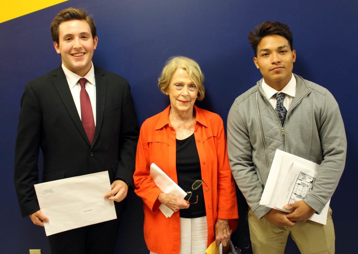 The Manor Club presented Scholarships to Two PMHS Seniors